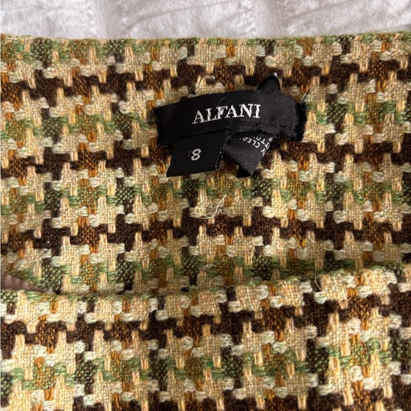 Retro Stylish Houndstooth Skirt - Multicolor - Picture 6 of 7